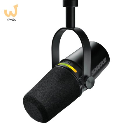 Shure MV7+-K-BNDL - Mikrofon lektorski/wokalny ze złączem XLR/USB-C Czarny + statyw biurkowy GATOR Shure MV7+-K-BNDL - Mikrofon lektorski/wokalny ze złączem XLR/USB-C Czarny + statyw biurkowy GATOR