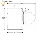 Suszarka do bielizny BOSCH WQG245APPL