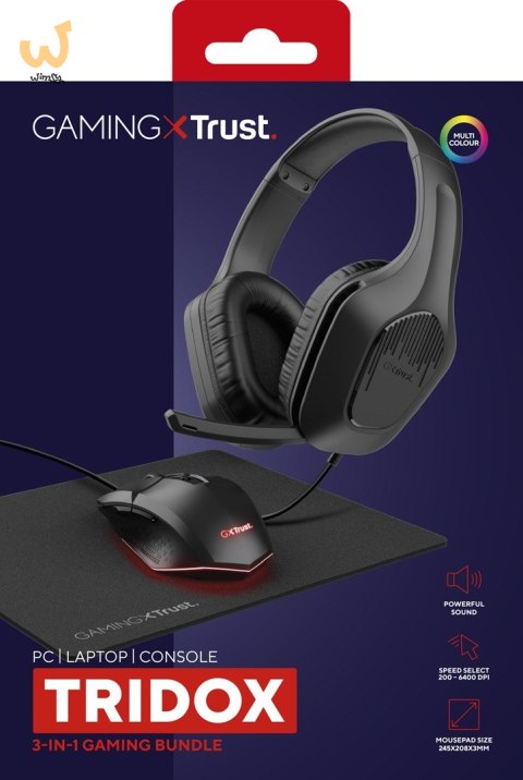 Zestaw gamingowy Trust GXT 790 3-in-1 Black Zestaw gamingowy Trust GXT 790 3-in-1 Black