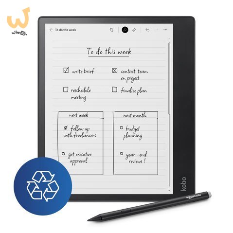 Ebook Kobo Elipsa 2E 10,3" 32GB Wi-Fi Black Ebook Kobo Elipsa 2E 10,3" 32GB Wi-Fi Black