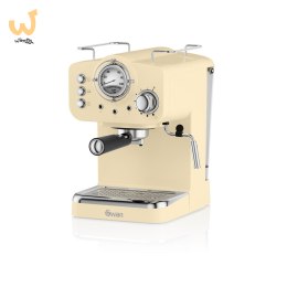Ekspres ciśnieniowy Swan Espresso Coffee Machine SK22110CN (1100W; kolor kremowy) (WYPRZEDAŻ)