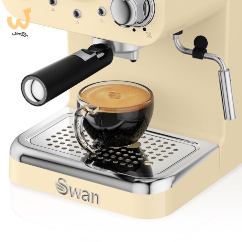 Ekspres ciśnieniowy Swan Espresso Coffee Machine SK22110CN (1100W; kolor kremowy) (WYPRZEDAŻ) Ekspres ciśnieniowy Swan Espresso Coffee Machine SK22110CN (1100W; kolor kremowy) (WYPRZEDAŻ)