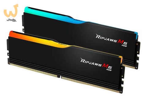 G.SKILL RIPJAWS M5 RGB DDR5 2X16GB 6000MHZ CL28 XMP3 BLACK F5-6000J2836G16GX2-RM5RK G.SKILL RIPJAWS M5 RGB DDR5 2X16GB 6000MHZ CL28 XMP3 BLACK F5-6000J2836G16GX2-RM5RK