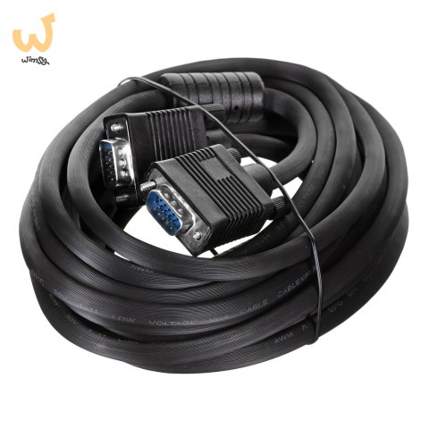 Kabel GEMBIRD CC-PPVGA-5M-B (D-Sub (VGA) M - D-Sub (VGA) M; 5m; kolor czarny) Kabel GEMBIRD CC-PPVGA-5M-B (D-Sub (VGA) M - D-Sub (VGA) M; 5m; kolor czarny)