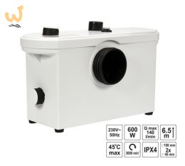 POMPA WC 600W Z ROZDRABNIACZEM