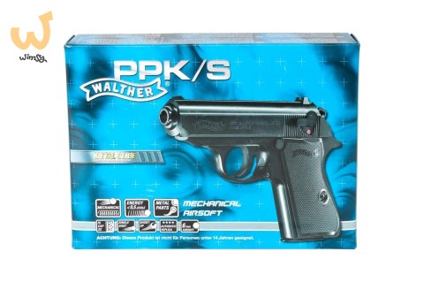 Pistolet ASG Walther PPK/S sprężynowy Pistolet ASG Walther PPK/S sprężynowy
