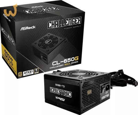 Zasilacz ASRock CHALLENGER 650W 80 Plus Gold Zasilacz ASRock CHALLENGER 650W 80 Plus Gold