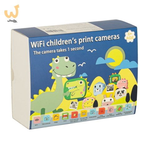 Aparat fotograficzny natychmiastowy drukarka termiczna + wkłady karta 32GB panda Aparat fotograficzny natychmiastowy drukarka termiczna + wkłady karta 32GB panda