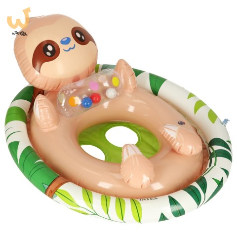 INTEX 59570 Kółko do pływania dla niemowląt koło pontonik dla dzieci dmuchany z siedziskiem leniwiec max 23kg 3-4lata INTEX 59570 Kółko do pływania dla niemowląt koło pontonik dla dzieci dmuchany z siedziskiem leniwiec max 23kg 3-4lata
