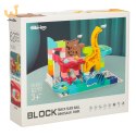 Klocki konstrukcyjne tor kulkowy 62 el. Bibi-inn
