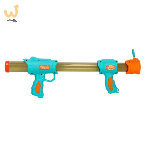 Pistolet karabin na kulki naboje 2w1 niebieski Pistolet karabin na kulki naboje 2w1 niebieski