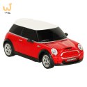 Samochód zdalnie sterowany Rastar 15000 MINI Cooper S 1:27 czerwony