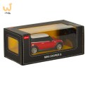 Samochód zdalnie sterowany Rastar 15000 MINI Cooper S 1:27 czerwony