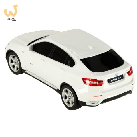 Samochód zdalnie sterowany Rastar 31700 BMW X6 1:24 biały Samochód zdalnie sterowany Rastar 31700 BMW X6 1:24 biały