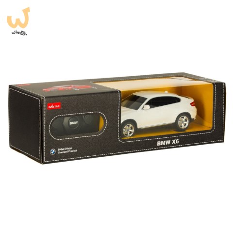 Samochód zdalnie sterowany Rastar 31700 BMW X6 1:24 biały Samochód zdalnie sterowany Rastar 31700 BMW X6 1:24 biały