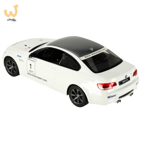 Samochód zdalnie sterowany Rastar 48000 BMW M3 1:14 biały Samochód zdalnie sterowany Rastar 48000 BMW M3 1:14 biały