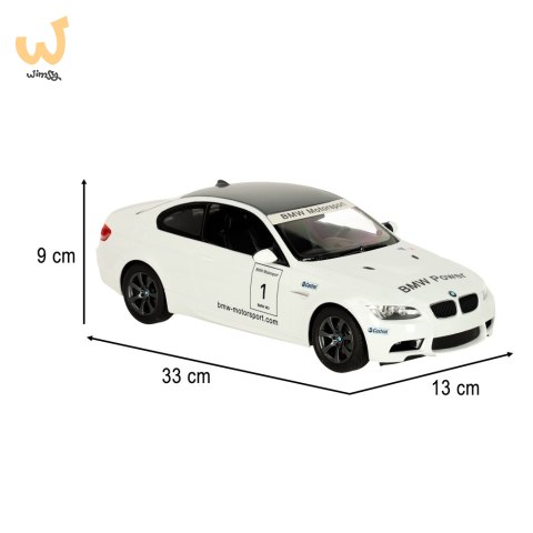 Samochód zdalnie sterowany Rastar 48000 BMW M3 1:14 biały Samochód zdalnie sterowany Rastar 48000 BMW M3 1:14 biały