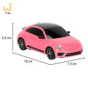 Samochód zdalnie sterowany Rastar 76200 Volkswagen Beetle 1:24 różowy
