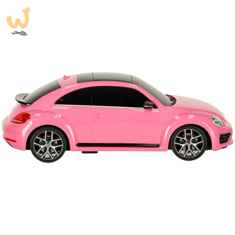 Samochód zdalnie sterowany Rastar 78000 Volkswagen Beetle 1:14 różowy Samochód zdalnie sterowany Rastar 78000 Volkswagen Beetle 1:14 różowy