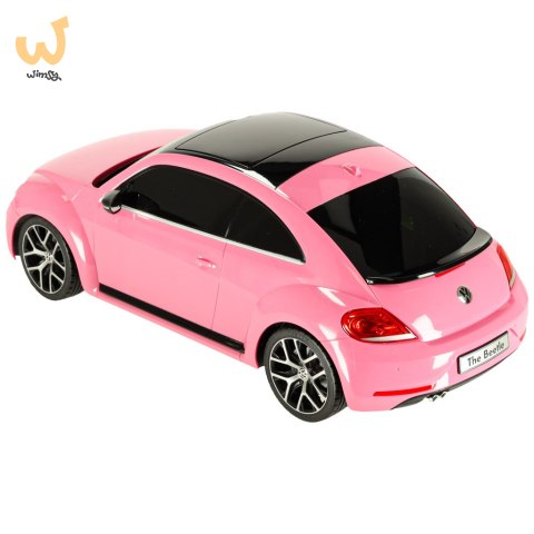 Samochód zdalnie sterowany Rastar 78000 Volkswagen Beetle 1:14 różowy Samochód zdalnie sterowany Rastar 78000 Volkswagen Beetle 1:14 różowy