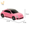 Samochód zdalnie sterowany Rastar 78000 Volkswagen Beetle 1:14 różowy