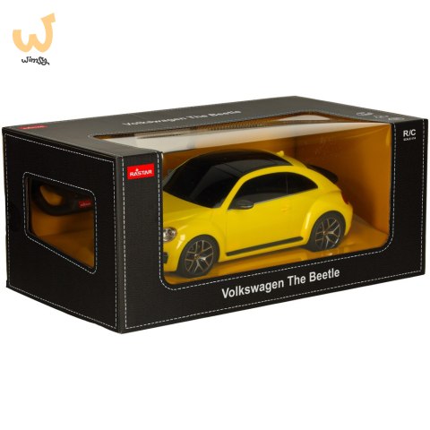 Samochód zdalnie sterowany Rastar 78000 Volkswagen Beetle 1:14 żółty Samochód zdalnie sterowany Rastar 78000 Volkswagen Beetle 1:14 żółty
