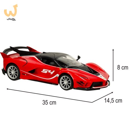 Samochód zdalnie sterowany Rastar 79200 Ferrari FXX 1:14 czerwony Samochód zdalnie sterowany Rastar 79200 Ferrari FXX 1:14 czerwony