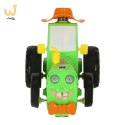 Traktor ciągnik zdalnie sterowany na pilota RC skaczący tańczący dźwięk zielony