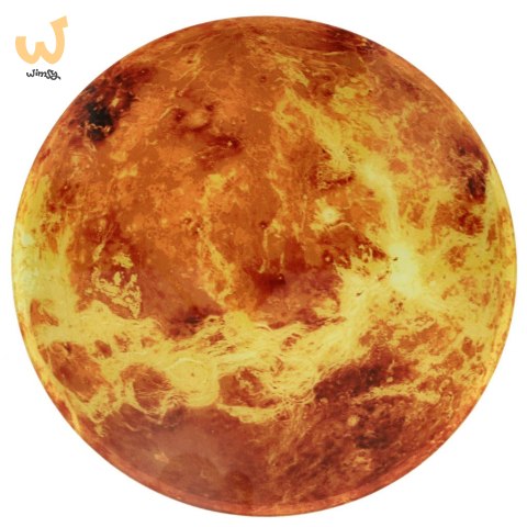Zegar ścienny planeta mars z wyświetlaczem LED 32 cm pomarańczowy Zegar ścienny planeta mars z wyświetlaczem LED 32 cm pomarańczowy