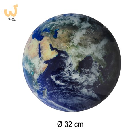 Zegar ścienny planeta ziemia z wyświetlaczem LED 32 cm niebieski Zegar ścienny planeta ziemia z wyświetlaczem LED 32 cm niebieski