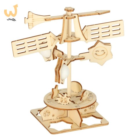 Zestaw naukowy przyrodniczy model 3D drewniany wiatrowskaz Zestaw naukowy przyrodniczy model 3D drewniany wiatrowskaz