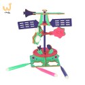 Zestaw naukowy przyrodniczy model 3D drewniany wiatrowskaz