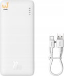 BASEUS POWERBANK AIRPOW 10000MAH 20W (BIAŁY)