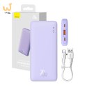 BASEUS POWERBANK AIRPOW 10000MAH 20W (FIOLETOWY)