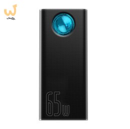 BASEUS POWERBANK AMBILIGHT 30000MAH, 4XUSB, USB-C, 65W (CZARNY)
