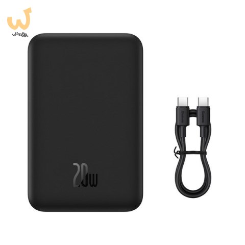 BASEUS POWERBANK MAGNETIC MINI 20000MAH (CZARNY) BASEUS POWERBANK MAGNETIC MINI 20000MAH (CZARNY)