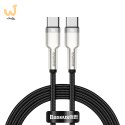 KABEL USB-C DO USB-C BASEUS CAFULE, 100W, 1M (CZARNY) KABEL USB CATJK-C01