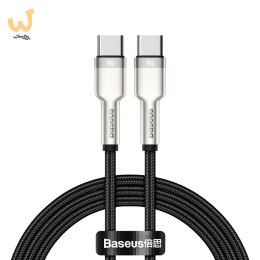 KABEL USB-C DO USB-C BASEUS CAFULE, 100W, 1M (CZARNY) KABEL USB CATJK-C01