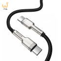 KABEL USB-C DO USB-C BASEUS CAFULE, 100W, 1M (CZARNY) KABEL USB CATJK-C01