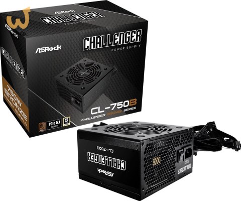 Zasilacz ASRock CHALLENGER 750W 80 Plus Bronze Zasilacz ASRock CHALLENGER 750W 80 Plus Bronze