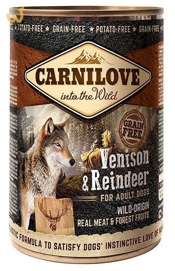 CARNILOVE Into the Wild Venison&Reindeer - mokra karma dla psa - 400 g CARNILOVE Into the Wild Venison&Reindeer - mokra karma dla psa - 400 g