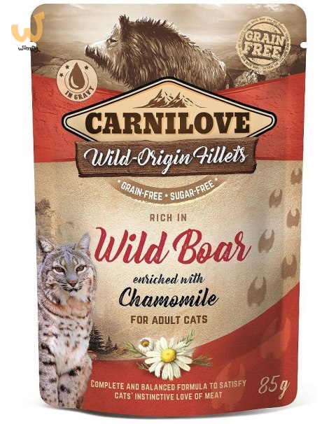 Carnilove Cat Pouch Wild Boar&Chamomile 85g Carnilove Cat Pouch Wild Boar&Chamomile 85g