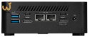 MSI Cubi NUC 1M-002EU i5-120U 8GB SSD512GB Intel UHD Graphics AX211 WiFi 6E Windows 11 Pro Black