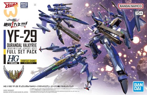 HG 1/100 YF-29 DURANDAL VALKYRIE (MAXIMILAN JENIUS USE) FULL SET PACK HG 1/100 YF-29 DURANDAL VALKYRIE (MAXIMILAN JENIUS USE) FULL SET PACK