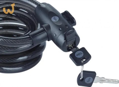 Linka rowerowa stalowa na klucz 12x2000mm Yale Essential Security Keyed Cable Lock 12mm Linka rowerowa stalowa na klucz 12x2000mm Yale Essential Security Keyed Cable Lock 12mm