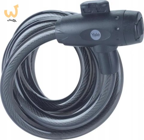 Linka rowerowa stalowa na klucz 12x2000mm Yale Essential Security Keyed Cable Lock 12mm Linka rowerowa stalowa na klucz 12x2000mm Yale Essential Security Keyed Cable Lock 12mm