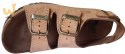 Wygodne sandały Scholl AIR BAG BACK STRAP BRĄZ 39