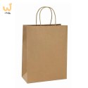BSTech Torba Papierowa z rączką brązowa 320x110x250 25 szt 120 gsm