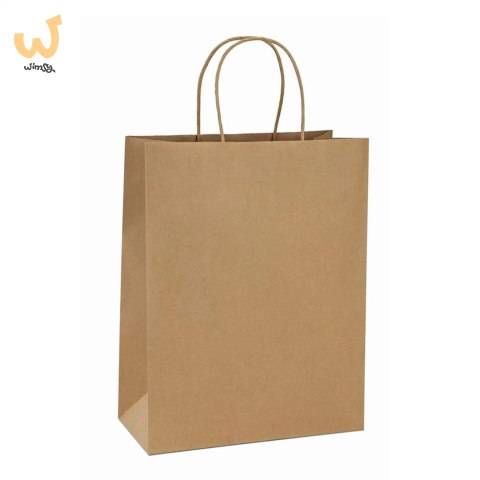 BSTech Torba Papierowa z rączką brązowa 320x110x250 25 szt 120 gsm BSTech Torba Papierowa z rączką brązowa 320x110x250 25 szt 120 gsm