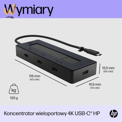 HP 4K USB-C Multiport Hub (EU) HP 4K USB-C Multiport Hub (EU)